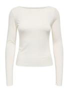 Jdysuma Woolblend L/S Boatneck Top Jrs Cream JDY