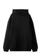 Nlnrenar Ls Bru Loose Sweat W. Hood Black LMTD