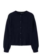Nlflodet Ls Short Knit Cardigan Navy LMTD