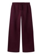 Nlfrenar Lw Bru Wide Sweat Pant Burgundy LMTD