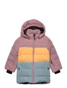Ski Jacket -Quilt & Colorblock Patterned Color Kids