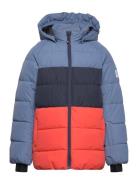 Ski Jacket -Quilt & Colorblock Blue Color Kids