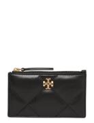 Kira Diamond Quilt Zip Card Case Black Tory Burch