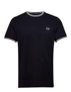 Twin Tipped T-Shirt Blue Fred Perry