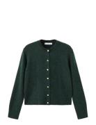 Knitted Button Cardigan Green Mango