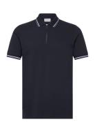 Polo Shirt W?. Contrast Piping Navy Lindbergh