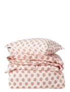 White/ Printed Cotton Sateen Bed Set  Lexington Home