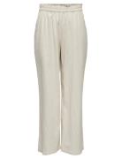 Onlbruxelles Hw Linen Blen Pant Pnt Noos Cream ONLY