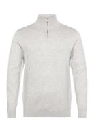 Ecovero Half Zip L/S Knit Grey Lindbergh