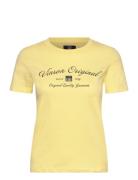 Layla Reg Sj Vin W Tee Yellow VINSON