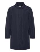 Mac Coat With Detachable Collar Blue Lindbergh