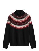 Fair Isle Turtleneck Black GANT