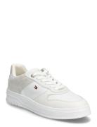 Th Sporty Cupsole Tumbled Ltr White Tommy Hilfiger