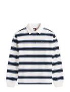 Tjw Rlx S-Flag Stripe Rugby Ext White Tommy Jeans