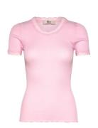 Rmwbalta Modal Ss T-Shirt Pink RM By Rosemunde