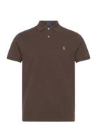 The Iconic Mesh Polo Shirt Brown Polo Ralph Lauren