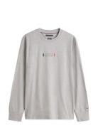 Brand Love Ls Tee Grey Tommy Hilfiger