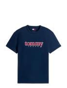 Tjm Reg Appliq Graphic Ss T Ext Navy Tommy Jeans