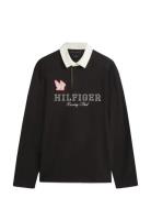Ls Athleisure Rugby Polo Black Tommy Hilfiger