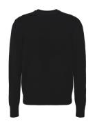 Ls Cozy Wool Crewnk Sweater 7Gg Black Calvin Klein