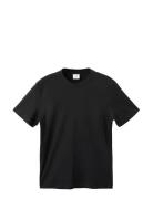 Medium Weight Regular Fit T-Shirt Black Mango