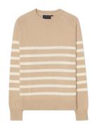 Cashmere Blend Raglan Sweater Beige Lexington Clothing