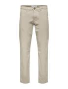 Slh175-Slim New Miles Flex Pant Noos White Selected