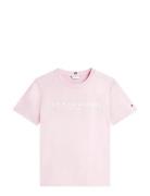 Reg Corp Logo C-Nk Ss Pink Tommy Hilfiger