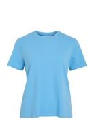 Vinora S/S T-Shirt - Noos Blue Vila