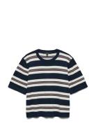 Vmsilje 2/4 O-Nck Over Pull Ga Noos Navy Vero Moda