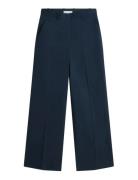 Cotton Wide Leg Pant Navy Tommy Hilfiger