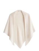 Tommy Script Cash Triangle Scarf Cream Tommy Hilfiger