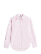 Oxford Aop Relaxed Shirt Pink Tommy Hilfiger