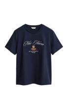 Reg Cotton Crest Ss T-Shirt GANT