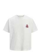 Jormaine Back Tee Ss Crew Neck Sn White Jack & J S
