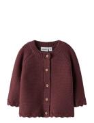 Nbfbalsalmi Ls Knit Card Burgundy Name It