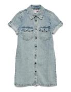 Vmjennie Ss Short Denim Dress Ga Girl Blue Vero Moda Girl
