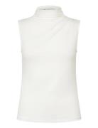 Pcmadison Sl Draped Top Jrs Noos Bc White Pieces