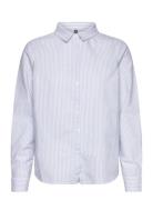 Pcirena Ls Oxford Shirt Wvn Noos Blue Pieces
