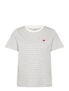 Jdypisa Life S/S Print Top Jrs Noos Grey JDY