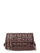 Paisleigh Cnvrtble Xbody Flap Brown GUESS