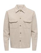Onscolt Reg L/S 0570 Shirt Noos Beige ONLY & SONS