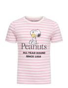 Kogtennis Life Ss Reg Tee Jrs Pink Kids Only