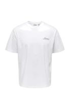 Onsfred Life Mid Century Rlx Ss Tee White ONLY & SONS