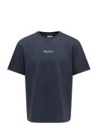 Onscaspian Airflex Process Boxy Ss Tee Navy ONLY & SONS