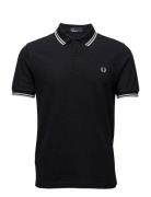 Twin Tipped Fp Shirt Blue Fred Perry