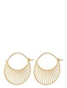 Large Daylight Earrings 30 Mm Gold Pernille Corydon