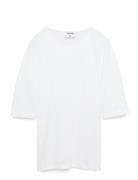 Cotton Stretch Elbow Sleeve White Filippa K