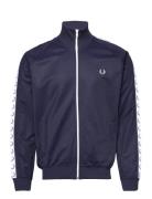 Taped Track Jacket Blue Fred Perry