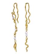 Elisa Earrings Gold Maanesten